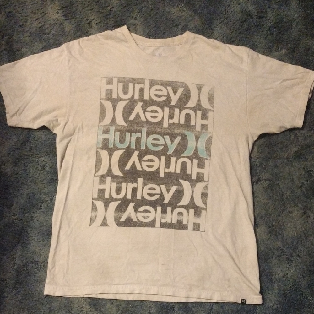 Hurley White Short Sleeve Tee Casual Shirt​